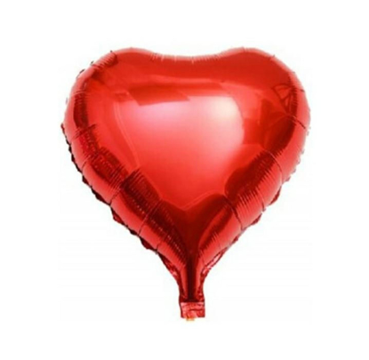 تصویر از بادکنک فویلی قلب قرمز